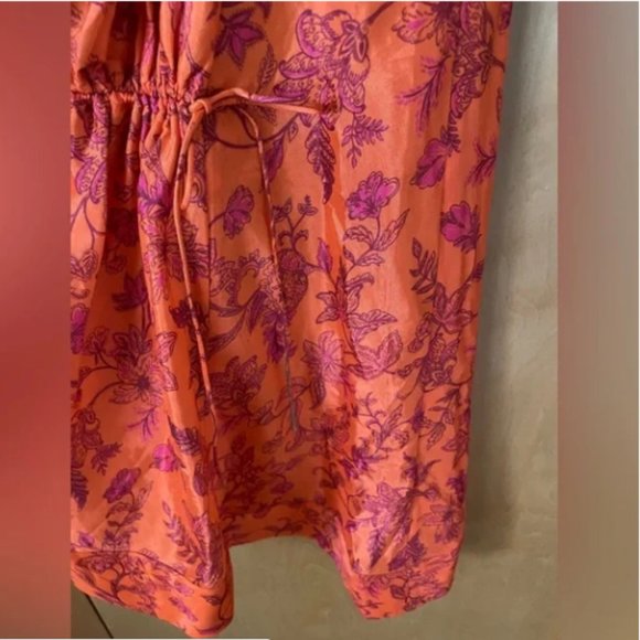 Free People Mira Coral One Shoulder Bohemian Tunic Tank Top.- XL - Picture 7 of 11